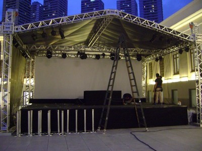 Locação de palco para shows